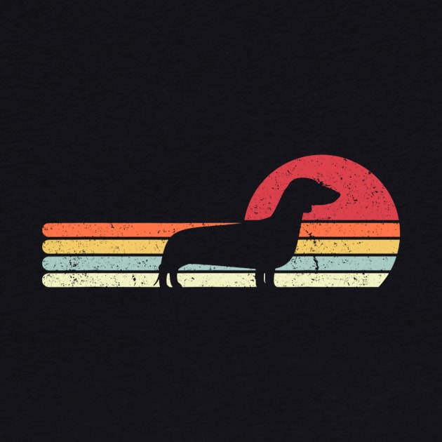 Dachshund Retro Vintage Sunset by Xamgi